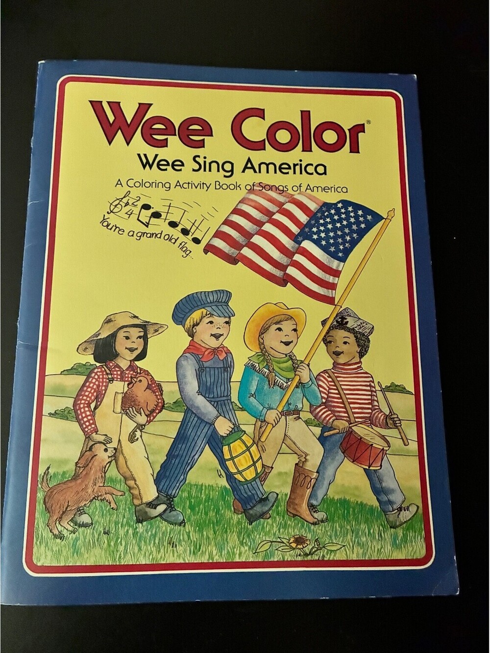 Wee Color Wee Sing America Coloring Activity Book Songs 1987 Pamela Conn Beall